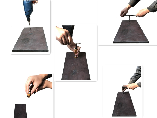 鋼絲螺套安裝步驟